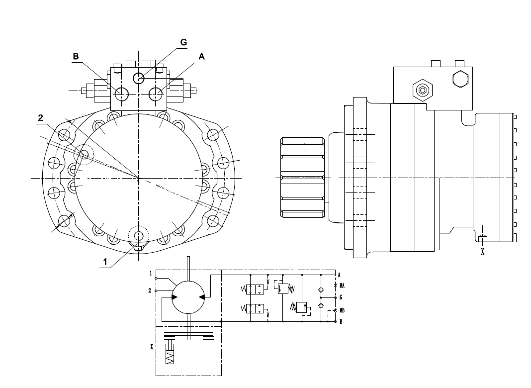 Гидромотор SVP-74